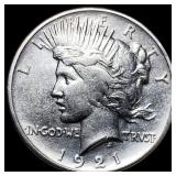 1921 Silver Peace Dollar UNCIRCULATED