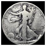 1938-D Silver Walking Liberty Half Dollar NICELY C