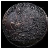 1605 France Henry IV Douzain aux Deux H. HIGH GRAD