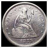 1875-S Silver Twenty Cents CLOSELY UNCIRCULATED