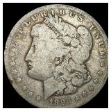 1892-CC Silver Morgan Dollar LIGHTLY  CIRCULATED