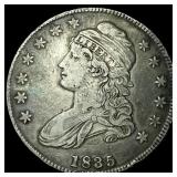 1835 Silver Capped Bust Half Dollar LIGHTLY  CIRC