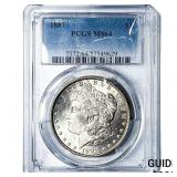 1887 Morgan Silver Dollar PCGS MS64
