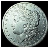 1899-O Micro O Morgan Silver Dollar ABOUT  UNCIRC