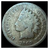 1869 Indian Head Cent NICELY CIRCULATED