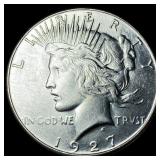 1927-S Silver Peace Dollar UNCIRCULATED