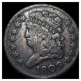 1809 Classic Head Half Cent ABOUT UNCIRCULATED