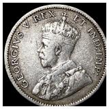 1911 Canada Silver 10 Cents NEARLY UNCIRCULATED