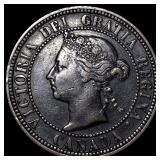 1891 Canada 1 Cent Victoria NEARLY UNCIRCULATED