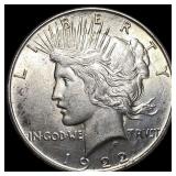1922 Silver Peace Dollar CHOICE BU