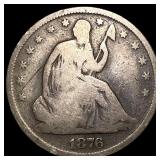 1876-S Silver Half Dollar LIGHTLY CIRCULATED