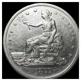 1877-S Silver Trade Dollar CLOSELY UNCIRCULATED