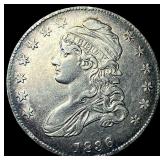 1836 Capped Bust Half Dollar CLOSELY UNCIRCULATED