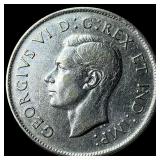 1943 Canada Silver 50 Cents HIGH GRADE