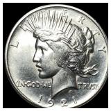 1921 Silver Peace Dollar UNCIRCULATED