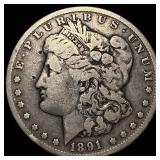1891-CC Silver Morgan Dollar CLOSELY UNCIRCULATED