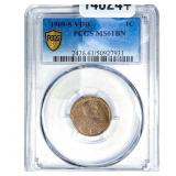 1909-S VDB Wheat Cent PCGS MS61 BN