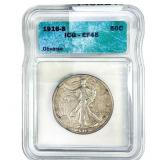 1916-S Walking Liberty Half Dollar ICG EF45 Obvers