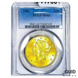 1903 $20 Gold Double Eagle PCGS MS63
