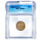 1909-S VDB Wheat Cent ICG AU55