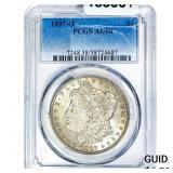 1897-O Morgan Silver Dollar PCGS AU58