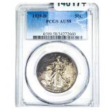 1929-D Walking Liberty Half Dollar PCGS AU58