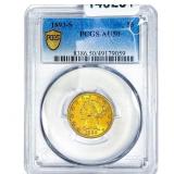 1893-S $5 Gold Half Eagle PCGS AU50