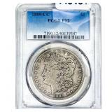 1889-CC Morgan Silver Dollar PCGS F12