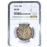 1919 Walking Liberty Half Dollar NGC AU50