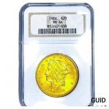1904 $20 Gold Double Eagle NGC MS64
