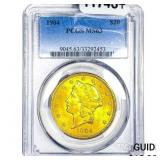 1904 $20 Gold Double Eagle PCGS MS63