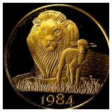 1984 Panama Gold 50 Balboas GEM BU
