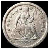 1851-O Seated Liberty Dime NEARLY UNCIRCULATED