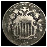 1873 Shield Nickel NICELY CIRCULATED