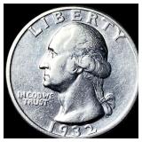 1932-D Silver Washington Quarter CLOSELY UNCIRCULA