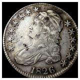 1826 Capped Bust Half Dollar NEARLY UNCIRCULATED