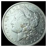1890-O Morgan Silver Dollar NEARLY UNCIRCULATED