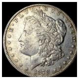 1878-S Silver Morgan Dollar CLOSELY UNCIRCULATED