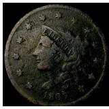1827 Coronet Head Large Cent NEARLY UNCIRCULATED