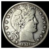 1910 Barber Half Dollar LIGHTLY CIRCULATED