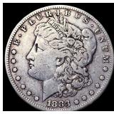 1883 Morgan Silver Dollar LIGHTLY CIRCULATED
