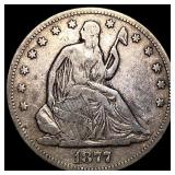 1877-S Silver Half Dollar LIGHTLY CIRCULATED