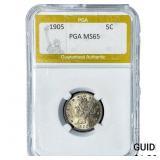 1905 Liberty Victory Nickel PGA MS65