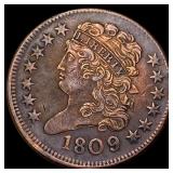 1809 Classic Head Half Cent UNCIRCULATED