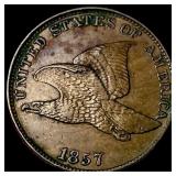 1857 Flying Eagle Cent CHOICE AU