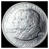 1923-S Silver Monroe Doctrine Centennial Half Doll