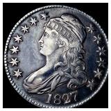 1827 Capped Bust Half Dollar CLOSELY UNCIRCULATED