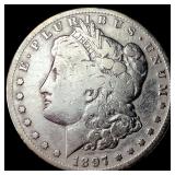 1897-S Silver Morgan Dollar LIGHTLY CIRCULATED