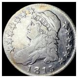 1813 Capped Bust Half Dollar NEARLY UNCIRCULATED