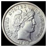 1900-S Silver Barber Dime UNCIRCULATED